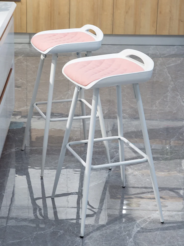 15%Bar stool modern minimalist high stools European chair bar stool wrought iron stool bar table and chairs creative bar chair 15%Bar stool modern minimalist high stools European chair bar stool wrought iron stool bar table and chairs creative bar chair