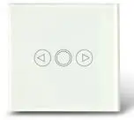 Aoyan ЕС Стандартный сенсорный выключатель, кристалл Стекло переключатель Панель, LED диммер для затемнения освещение Совместимость Broadlink RM2 - Цвет: white