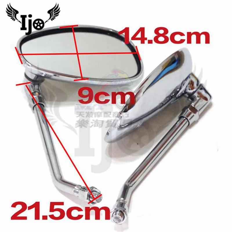 Chopper ретро для honda dio ducati suzuki harley davidson moto скутер moto rcycle аксессуары заднего вида боковые зеркала