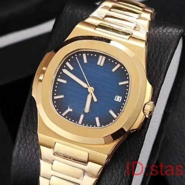 

Stalinless Steel Luxury Brand Blue Dial Automatic Man Mens Designer Watches Nautilus Watch 5711 Wristwatches Orologio Di Lusso