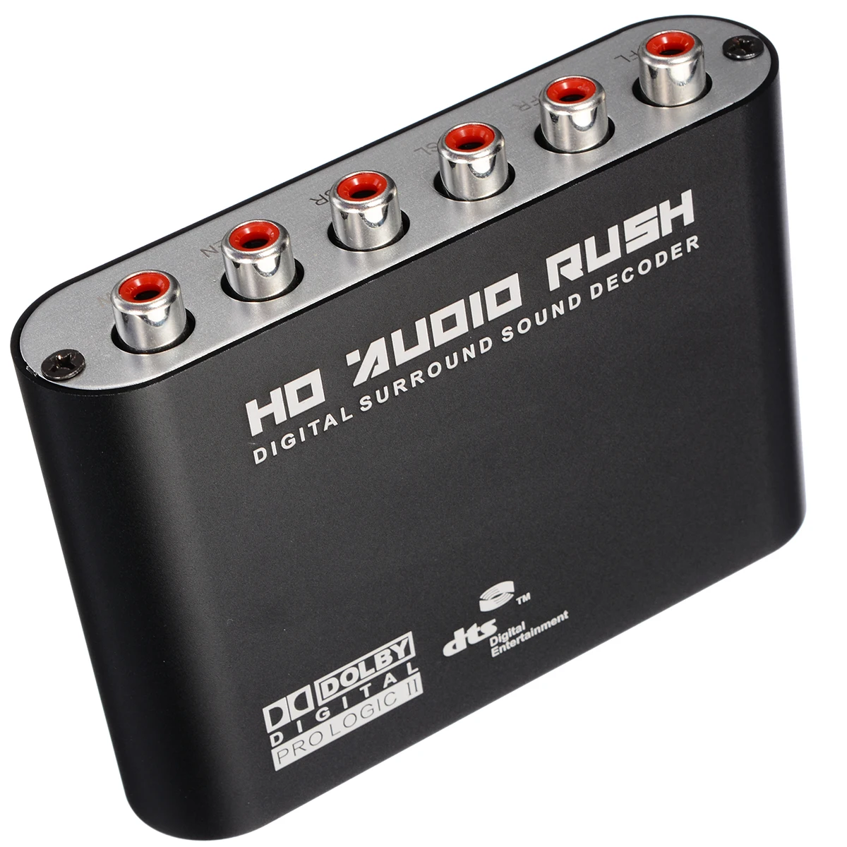 DTS/AC3 5.1 Channel Digital Audio Sound Decoder 5.1CH Digital Audio Decoder Converter Optical SPDIF Coaxial to 6RCA