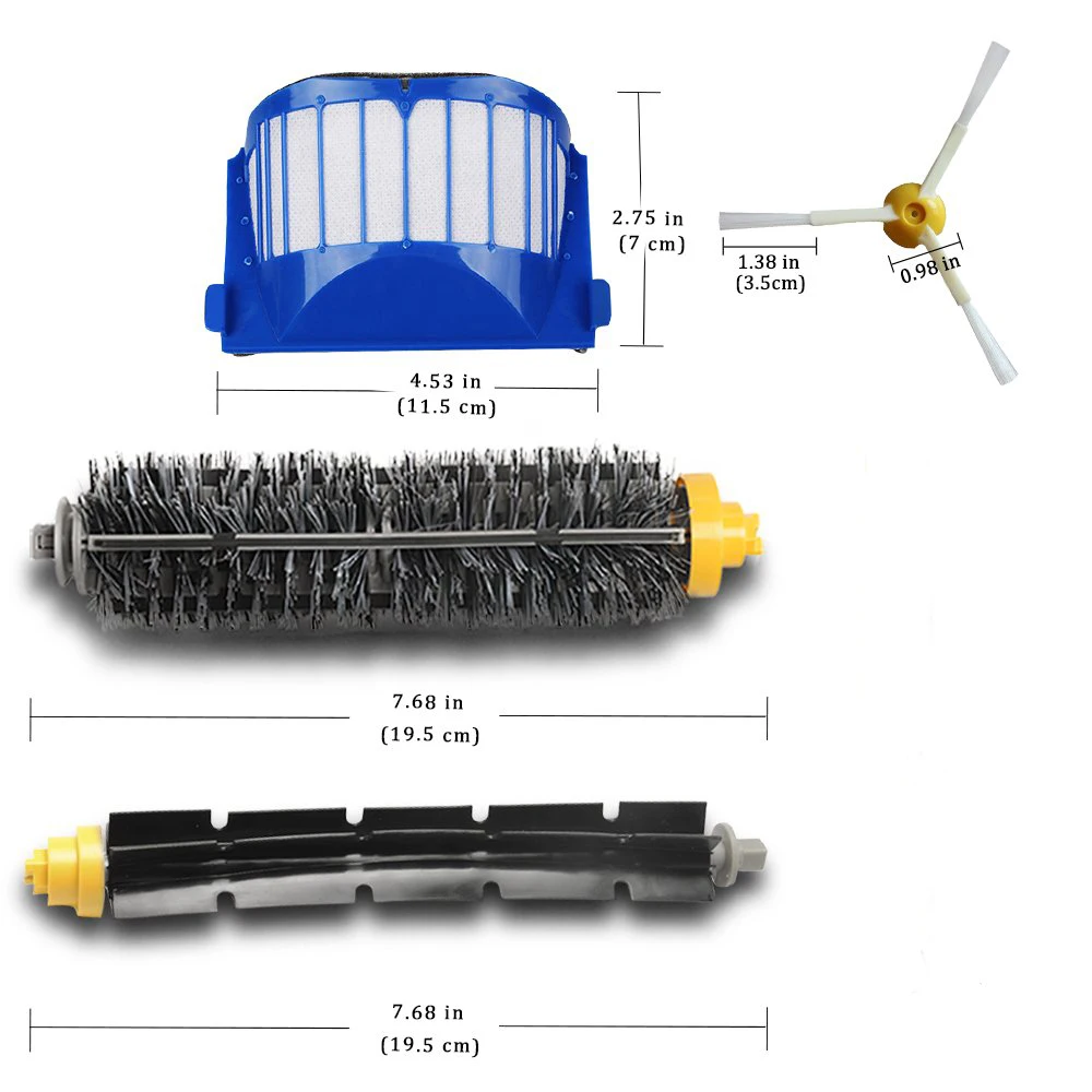IRobot Roomba 600 серия (585595610620630650660680) робот для вакуумной очистки Aero Vac фильтр с щетиной
