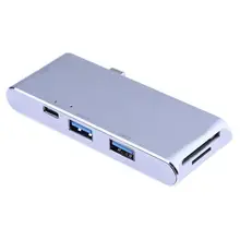 Type-C USB 3,1 к USB 3,0+ 2 USB 2,0 концентратор+ 3,0 SD/TF кардридер+ PD порт