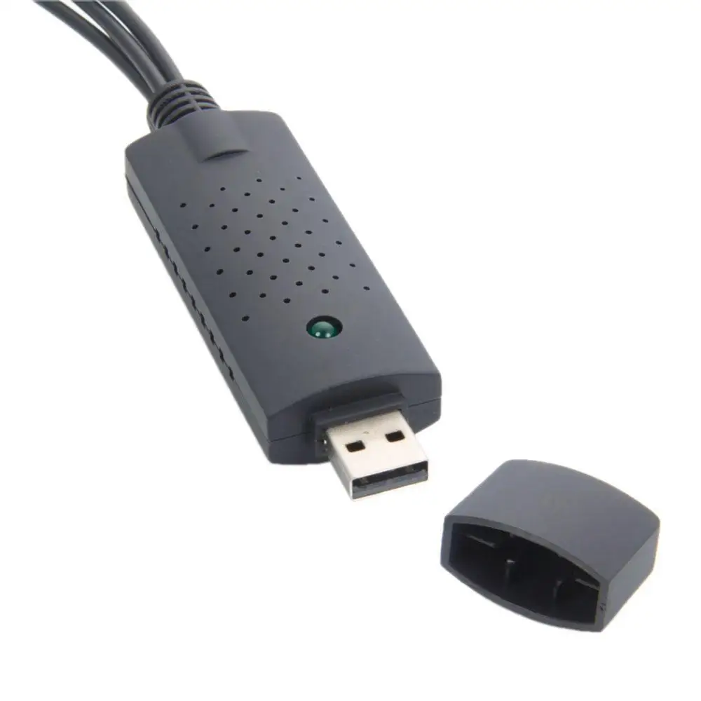 Easycap USB 2,0 видео захвата ТВ DVD VHS цифровой видеозаписи(DVR) карта адаптера записи с аудио Поддержка Win7/8/Vista для компьютера/CC ТВ Камера