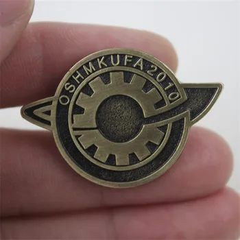 

The Fate of The Stone Door Badges Anime Steins Gate Makise Kurisu labmen Badges Pin Brooch Cosplay Props Accessories Fans Gift