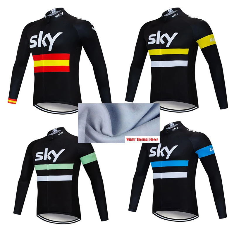

Moxilyn Pro Team Winter Long Sleeve Thermal Fleece Cycling Jersey Top MTB Maillot Ropa Ciclismo Triathlon Men's Bike Clothes