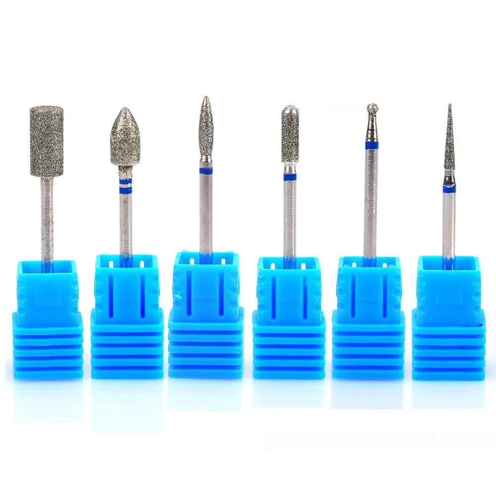 Diamond Nail Drill Bits Nail File Manicure Tools Pedicure Kit Nail Art Drill Machine Replacement Head for Acrylic Nails Polish (1)
