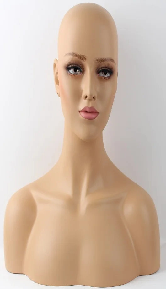 Fiberglass Mannequin Head For Wig and Hat Mask Party Suppliesin