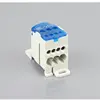 UKK80A Din Rail 1 en N Out bornier boîte de Distribution boîte de jonction de puissance universelle connecteur de fil électrique ► Photo 2/4