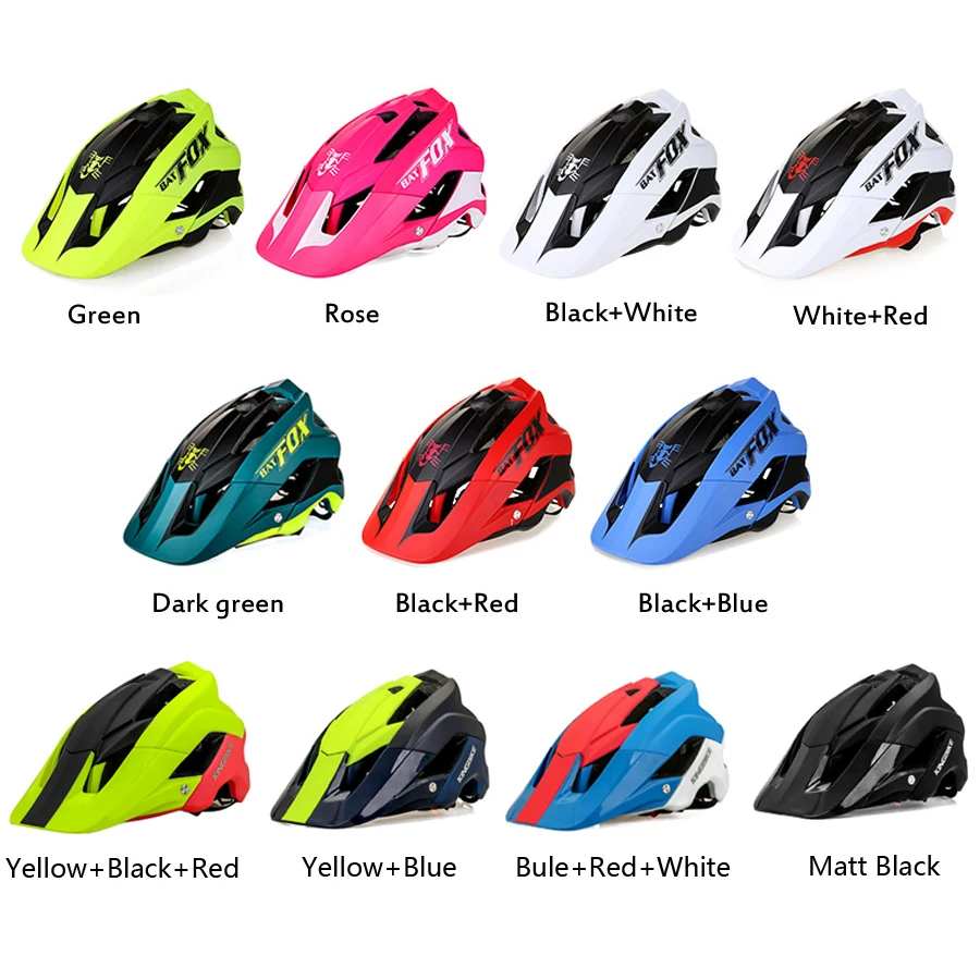 BATFOX велосипедный шлем сверхлегкий велосипедные шлемы внедорожные Casco Ciclismo интегрально-Формованный дорожный горный MTB велосипедный шлем
