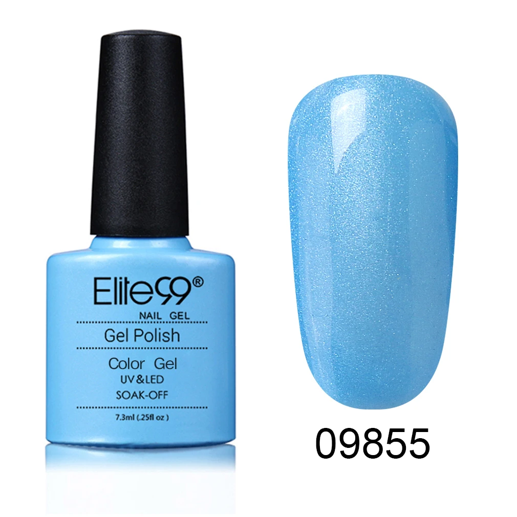 Elite99 7,3 мл замачиваемый УФ-гель для ногтей стойкий лак для ногтей Гель-лак Профессиональный красочный лак для ногтей гель Лидер продаж - Цвет: 09855