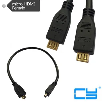 

100pcs/Micro HDMI Female to Micro HDMI Female cable 0.3mMicro HDMI Female to Micro HDMI Female cable 0.3m