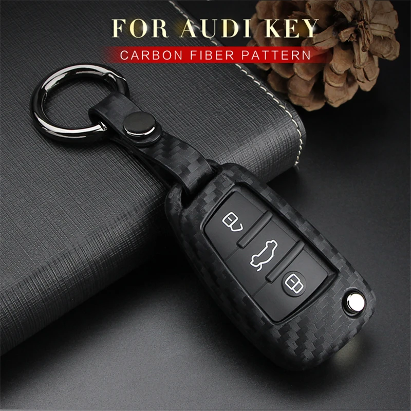 Складной чехол для ключей AUDI A6 TT A3 Q3 A1 A4 Q7 S3|folding key case|car case coverkey for car |