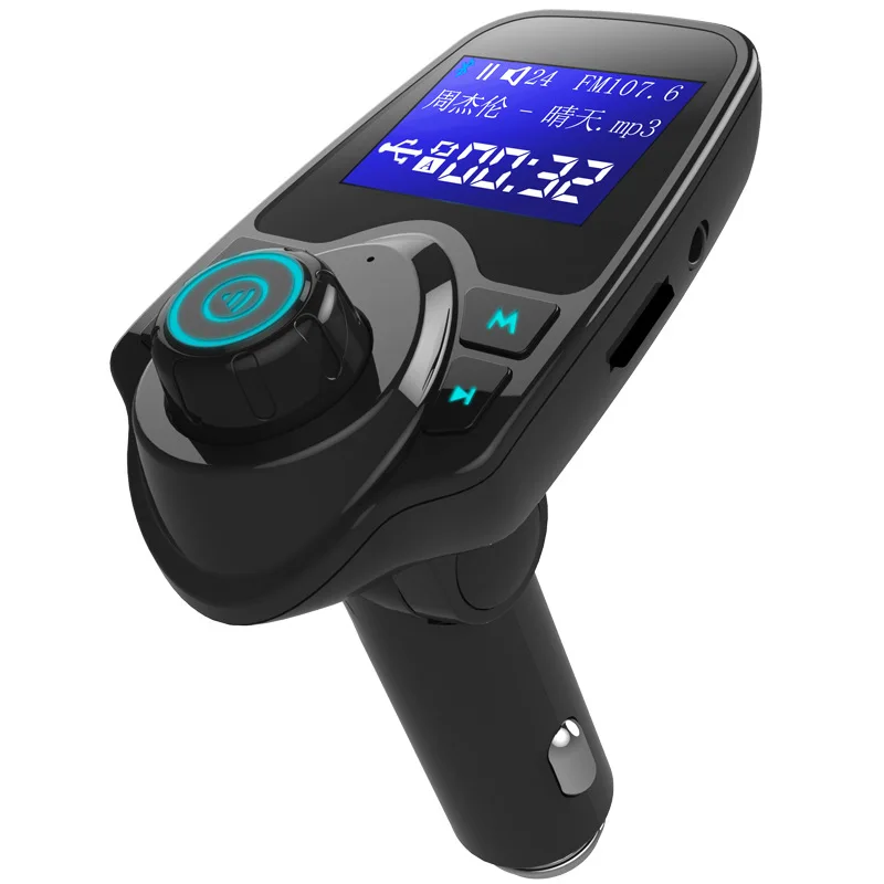 Автомобильный Bluetooth MP3 музыкальный плеер большой экран Громкая связь fm-передатчик автомобильное зарядное устройство Автомобильный телефон громкой связи Bluetooth