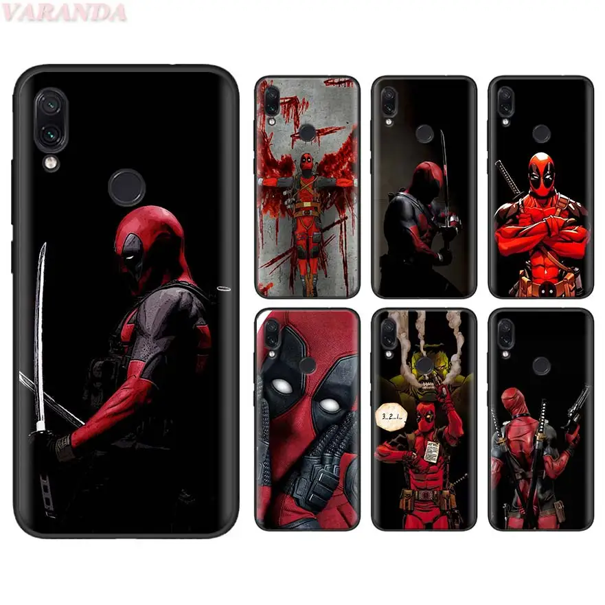 

Deadpool Marvel Wade Soft Case for Redmi Note 7 5 6 Pro Redmi 7 7A K20 6 Pro 6A 5 Plus 4X S2 Y3 GO Silicone Case