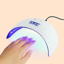 USB 24 W светодиодный сушки отверждения станок УФ лампа для сушки ногтей лампы ногтей гель арочные ногтей Форма большого пальца сушилка