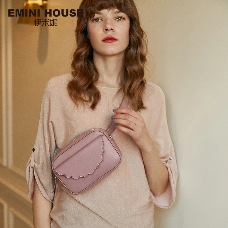 EMINI 3 في 1 الخصر حزم سبليت جلدية Crossbody حقائب للنساء حقيبة صدر للرجال حقيبة يد فاخرة حقائب النساء مصمم حقيبة كتف