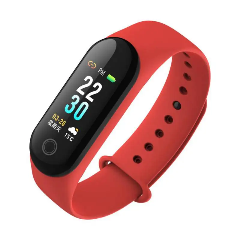 

M3S M3C USB Charging Color Screen Smart Wristband Bluetooth Bracelet IP67 Waterproof Heart Rate Blood Pressure Sleep Monitoring