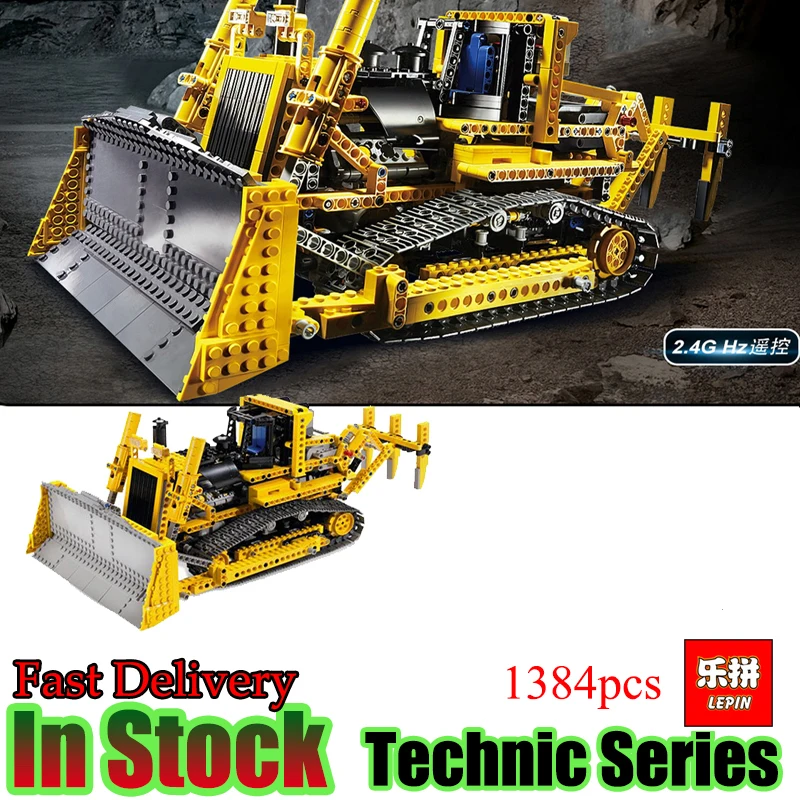 

LEPIN 20008 technic 1384pcs the bulldozer Compatible 8275 Model Building blocks Bricks kits toys gifts