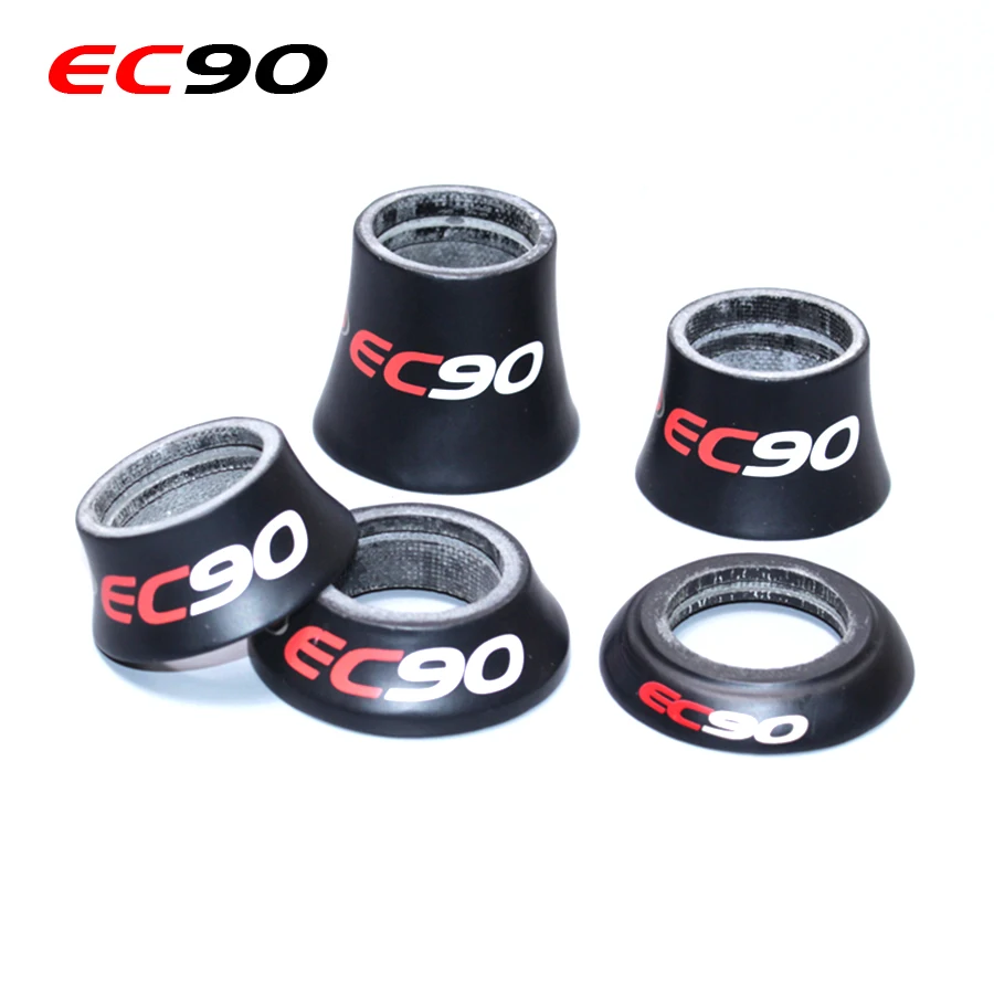 Full Carbon Fiber Bike Headset Spacer For 28.6mm Front Fork Bicycle Taper Washer 10/15/20/30/40mm Cycling Headset Spacer Parts