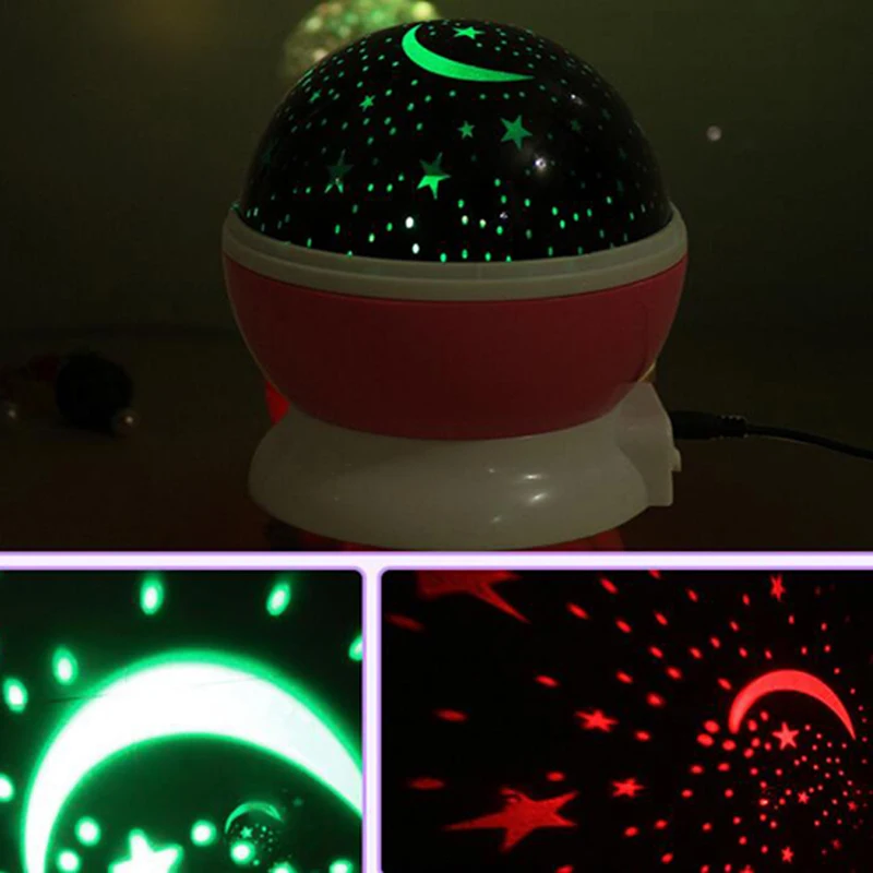Led Night Lamp Stars Starry Sky LED Night Light Projector Moon Novelty Table Night Lamp Battery USB Night Light For Children (4)