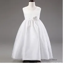 High quality bridal flower girl dress girl princess dress wedding and party flower chiffon princess dress