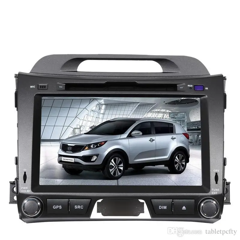 Discount 8" Car DVD player with GPS(opt),audio Radio stereo,USB/SD,BT/TV,car multimedia for KIA sportage R 2010 2011 2012 2013 2014 2015 10