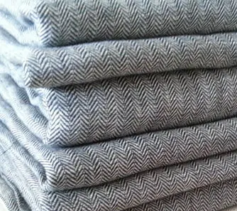 WOWLINEN соты и herringboneжаккардовые французские льняные одеяла - Цвет: Herringbone navy