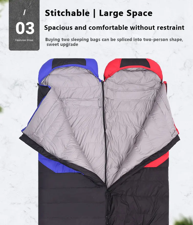 4 сезона Открытый Кемпинг спальный мешок легкий взрослых спальный мешок водонепроницаемый палатка компактный спальный мешок мужской рюкзак костюм