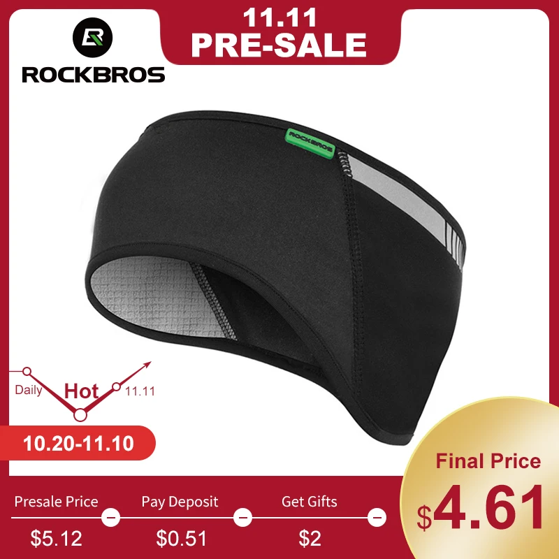

ROCKBROS Windproof Hiking Caps Camping UV Protect For Ear Warmer Fleece Running Bicycle Motorcycle Cycling Fishing Equipment Men