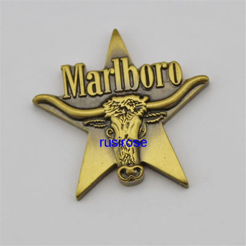 

Personality 3D Ngau Tau Metal Memorial Badge Custom, Bronze Ngau Tau Breast Badge Making