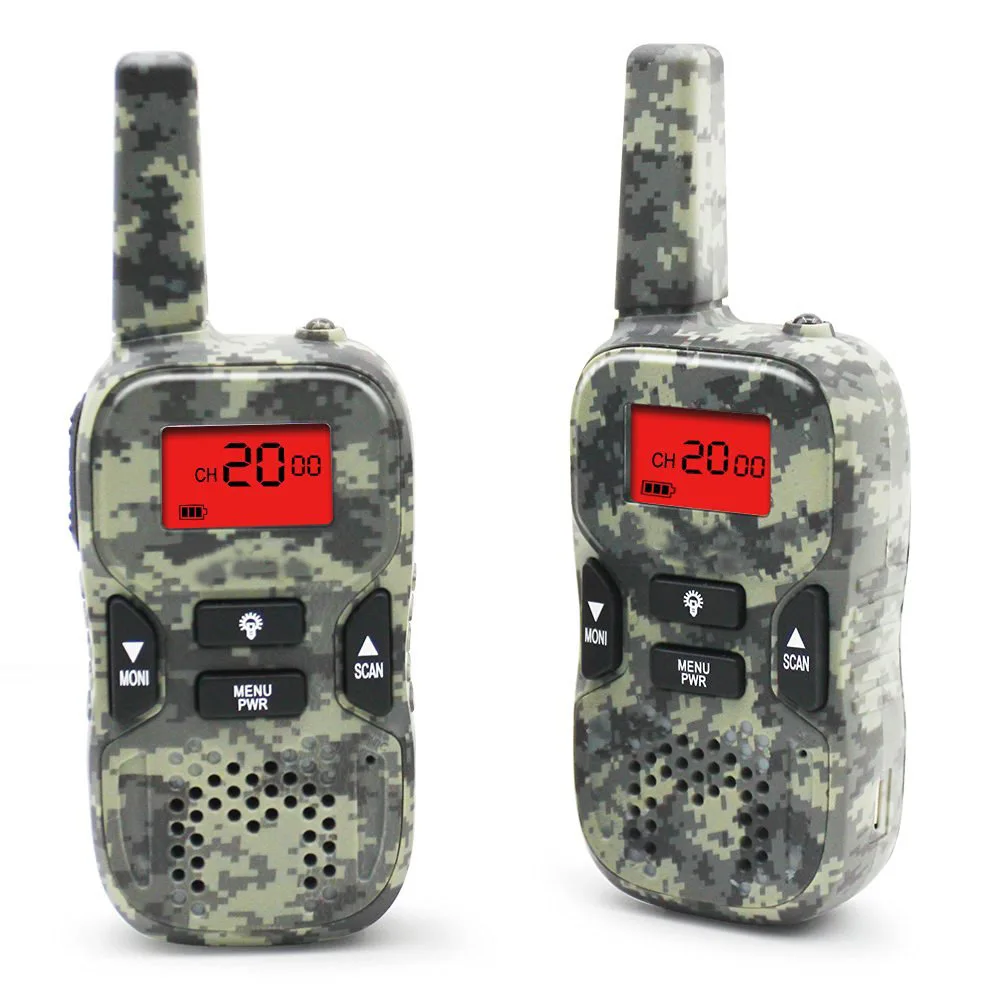 Rádio em Dois Mini Handheld Walkie Talkie Rádio Crianças 0.5w Pmr Frs Freqüência Uhf Portátil Sentidos hf Transceptor 2pcs r8