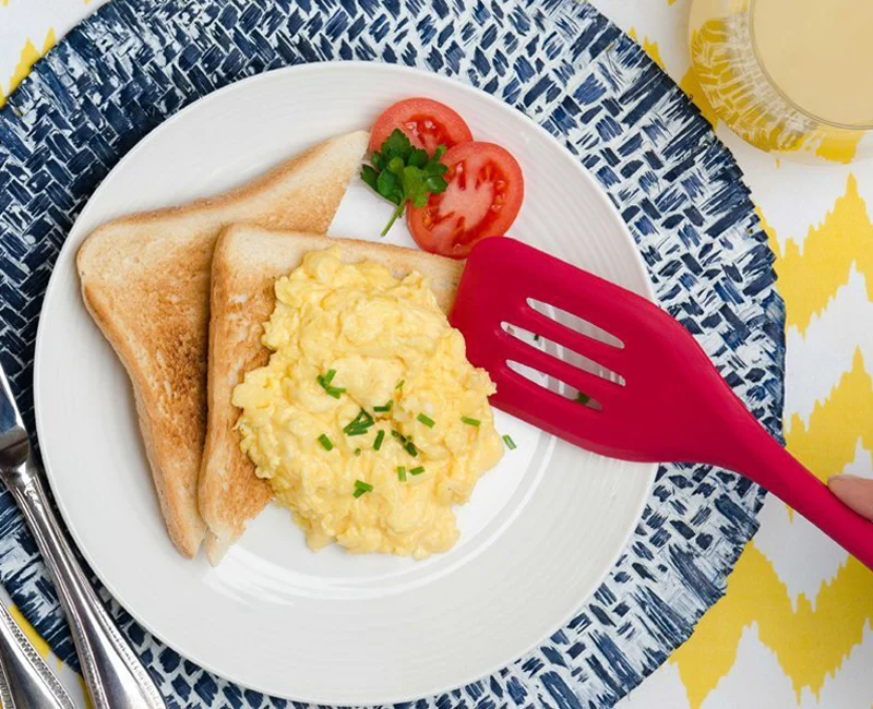 Silicone Slotted Turner Cooking Utensils Kitchen Spatula Non-stick Frying Pan Pot Shovel Scoop Cookware Kitchen Accessories (9)