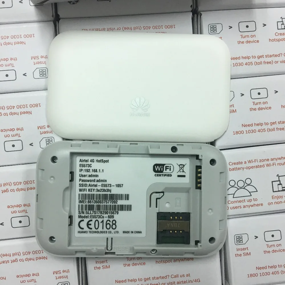 Оригинальный разблокирована huawei E5573 E5573Cs-609 LTE FDD 150 Мбит/с 4G карман Wi-Fi роутера модем Dongle