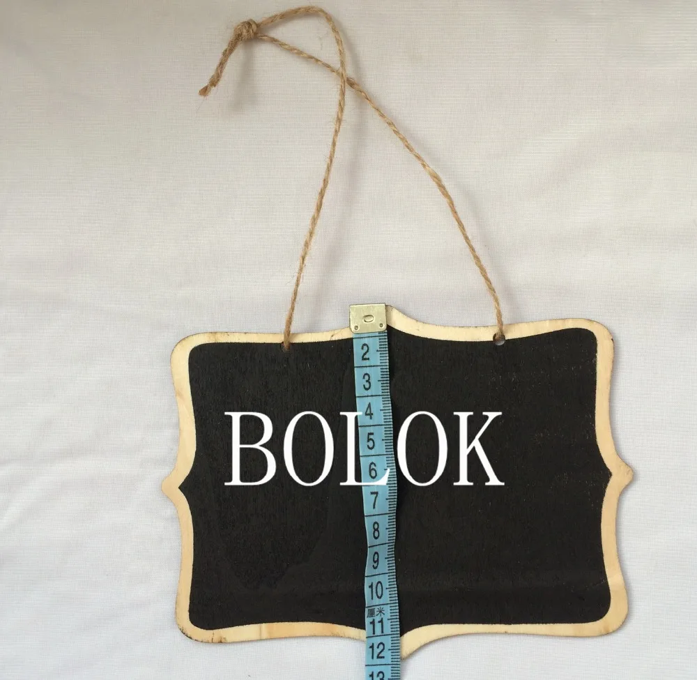 

30pcs Hanging Blackboard Signs larger size with string Place Cards Wedding sign - Table Number
