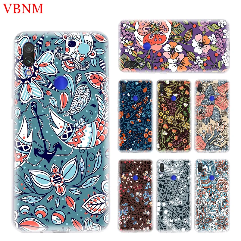 

Deep Color Flowers Unique Phone Case for Xiaomi Redmi S2 Y3 Y2 K20 Pro Note 7 7S 6 5 Pro 4 4X Mi Pocophone F1 9 8 A2 Lite Coque