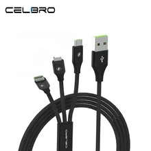 3 в 1 mi cro usb type C кабель мульти Usb зарядное устройство кабель Usb-C Телефон зарядный кабель для samsung S8 S9 S10 A70 Xiaomi mi 9 SE 8 mi 6