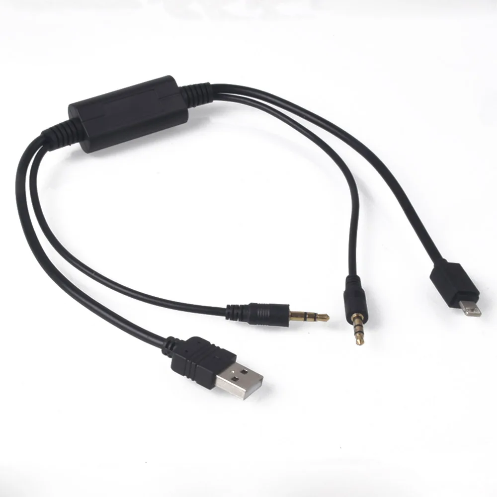 Car Styling Car AUX Cable USB 3.5MM AUX Adapter Interface Cable For BMW