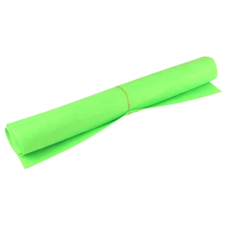 50x40 см большой 1 шт. Нетканая фетровая Полиэстеровая ткань, войлочная ткань, принадлежности для детского сада для шитья кукол, аксессуары для рукоделия - Цвет: Green