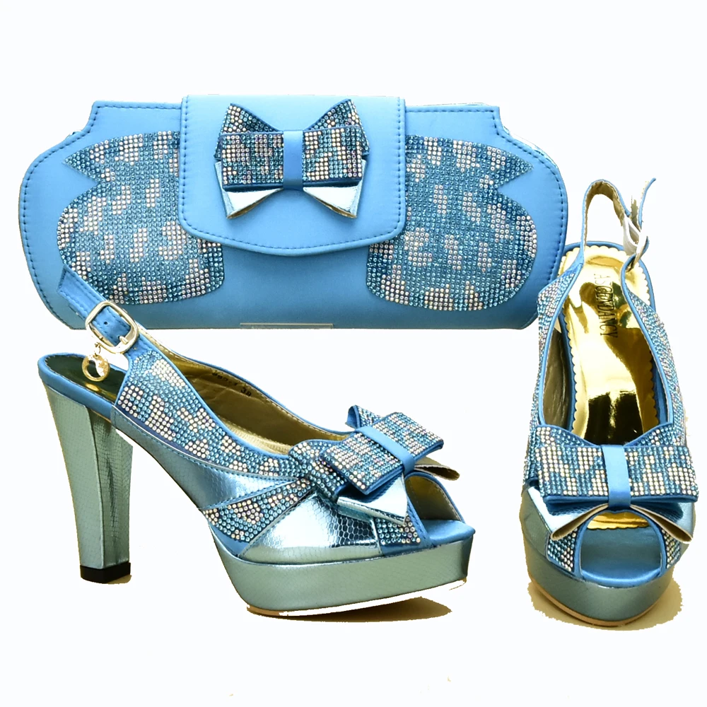 talon bleu turquoise