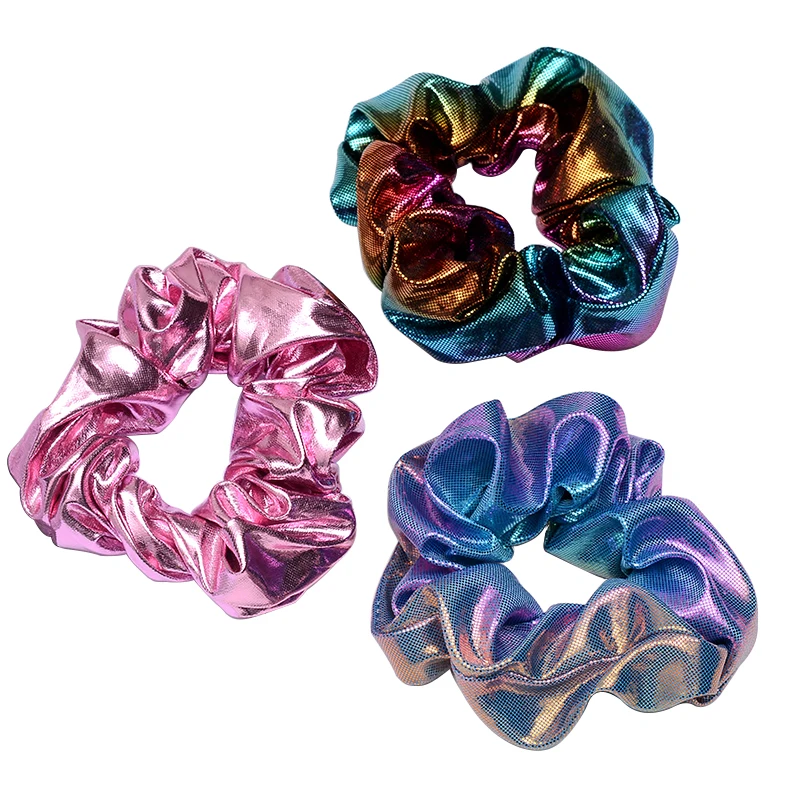 

Women Scrunchie Glitter Hair Ties for Girls Hair Ponytail Holders Rope Colorful Elastic Hair Bands for Women Hair Accessories