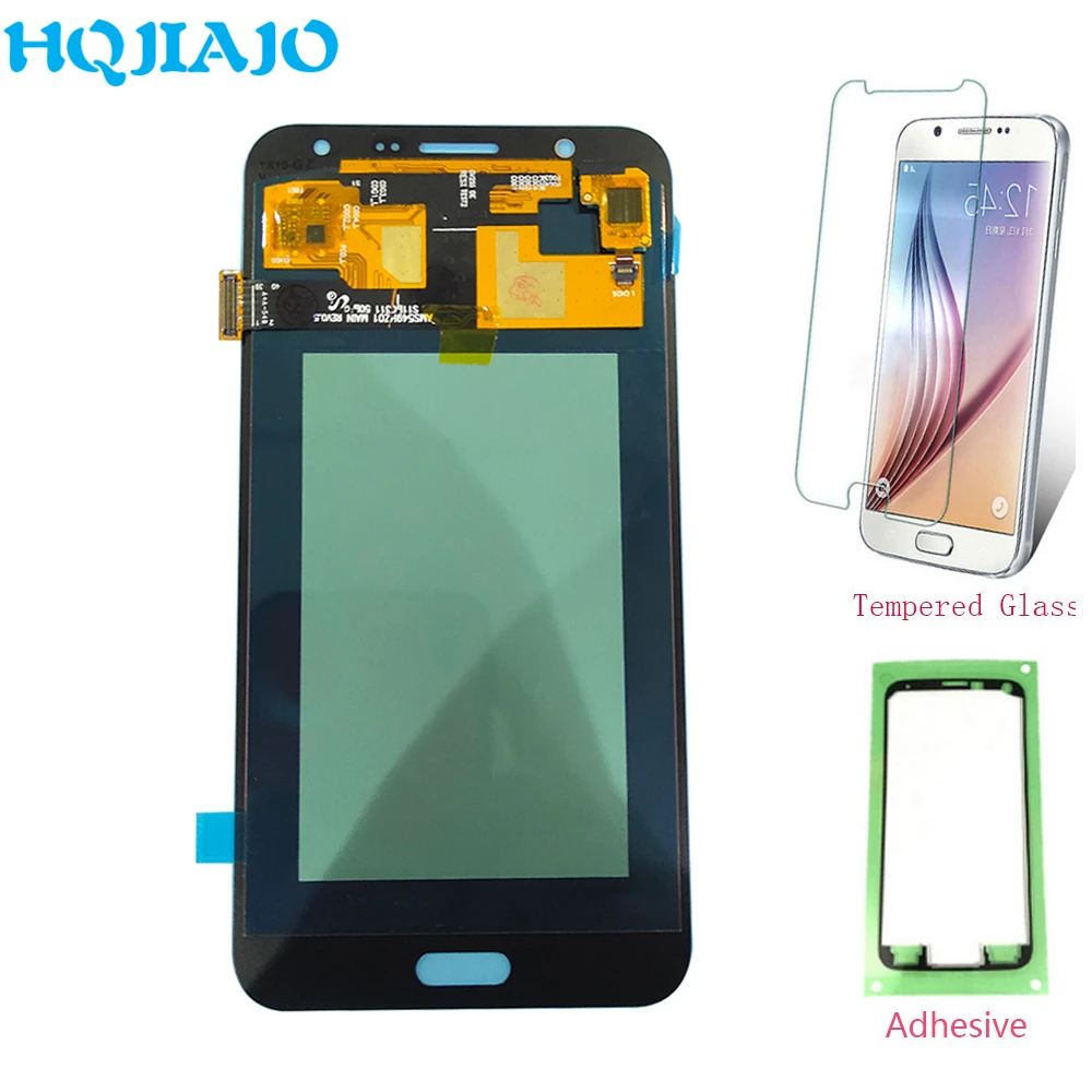 AMOLED LCDs экран для Samsung J700 J7 ЖК дисплей кодирующий преобразователь сенсорного