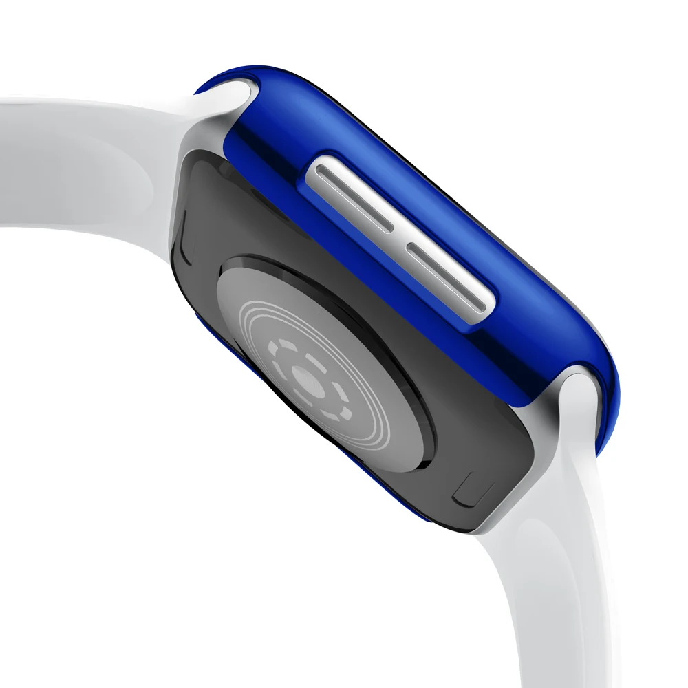 Case cover for Apple Watch 4 3 44 mm 38mm apple watch case iwatch band 42mm 40mm Shatter-Resistant Shell Frame screen protector