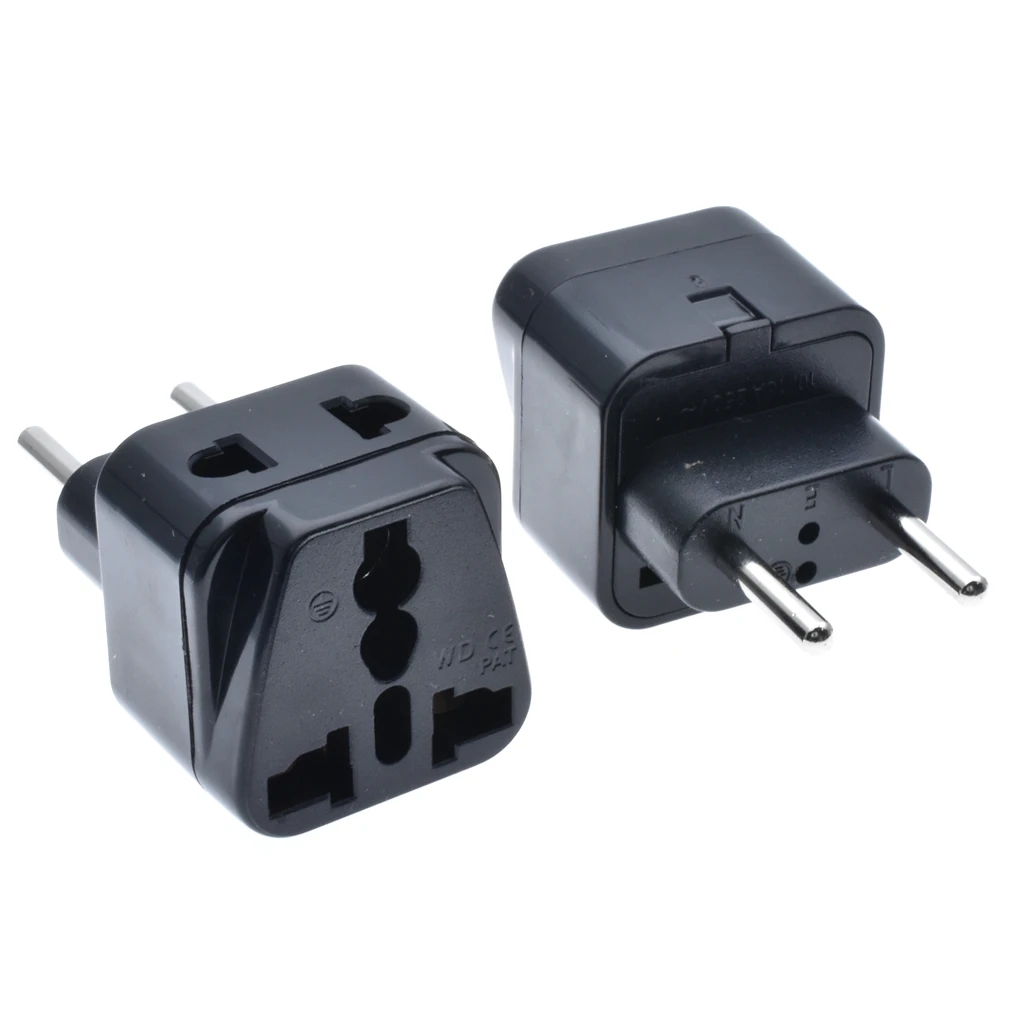 1 шт. Универсальный переходник с на 2 разъемов 3 контакта 4 0 мм|au to eu|au eu plugau adapter |