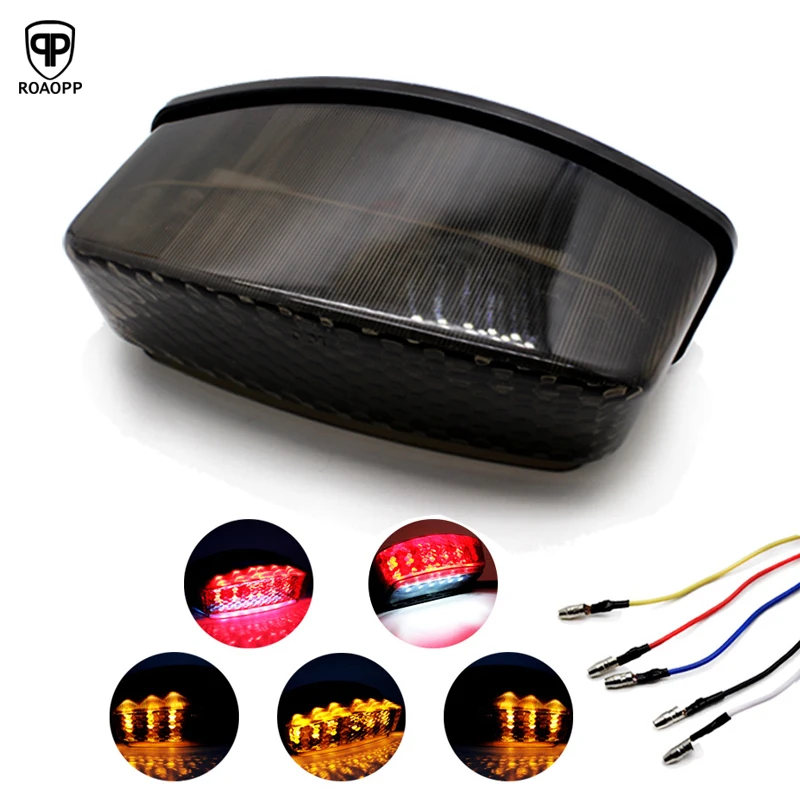 

ROAOPP Motorcycle Rear Tail Light Brake Turn Signals LED Ligh For Ducati Monster 400/620/695/750/800/900/1000 1994-2008 years