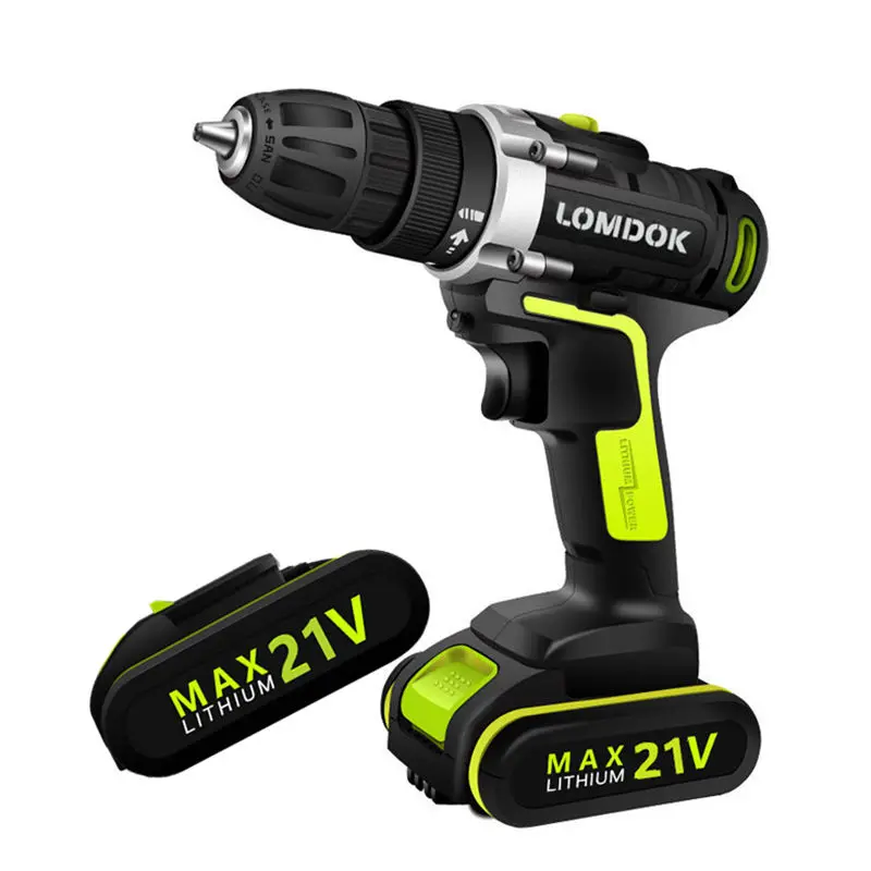 

21V multifunctional electric Screwdriver Standable lithium battery*2 cordless screwdriver torque electric drill woodworker tool