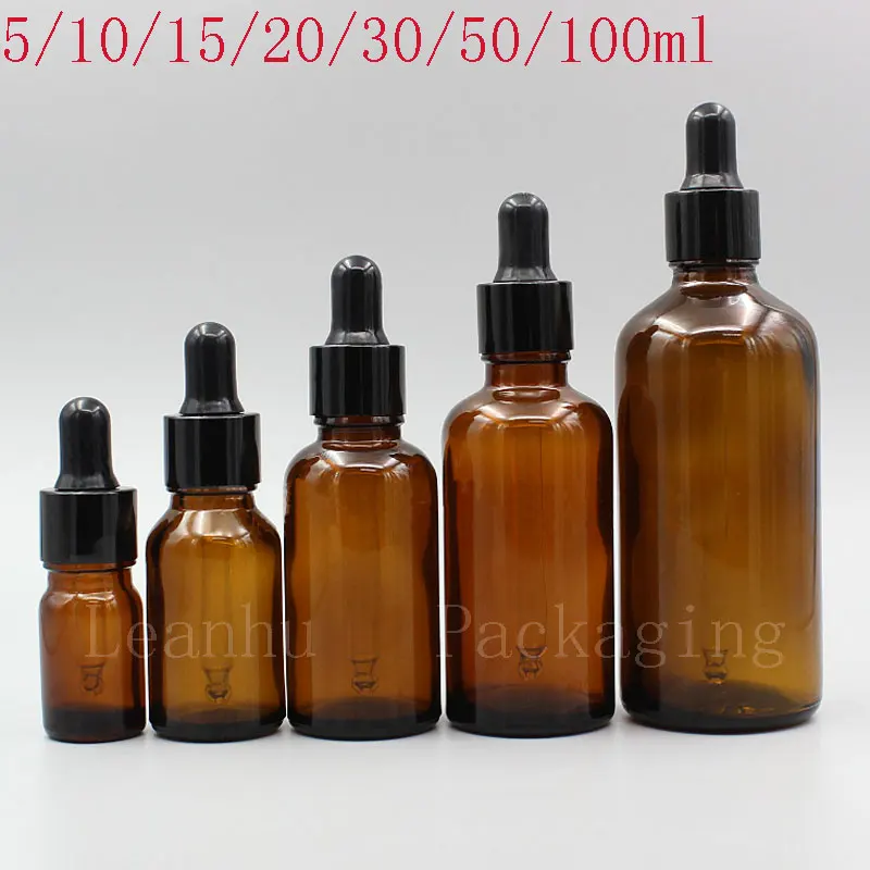 Empty Brown Essential oil Perfume Bottle,Portable Travel Elite Fluid