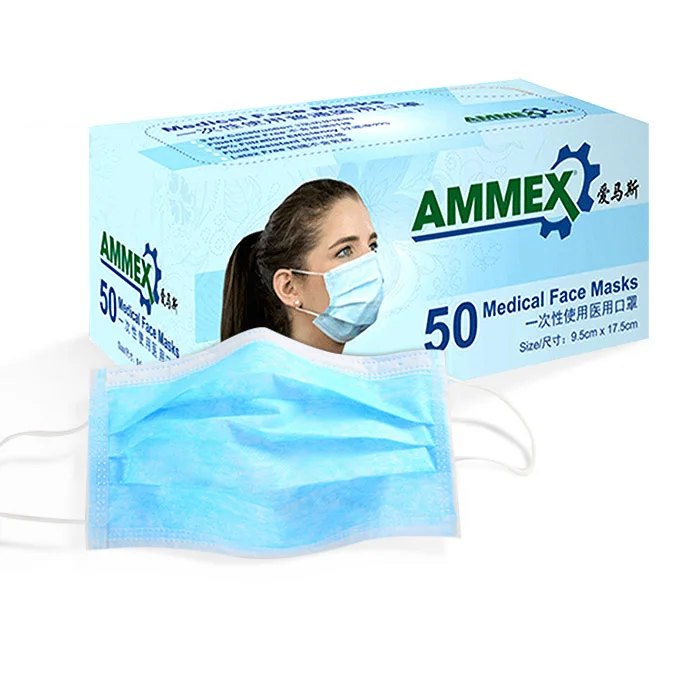 

50 Pcs Emas Disposable Respirator For Medical Thin, Dust And Dust Proof Non-woven Fabrics