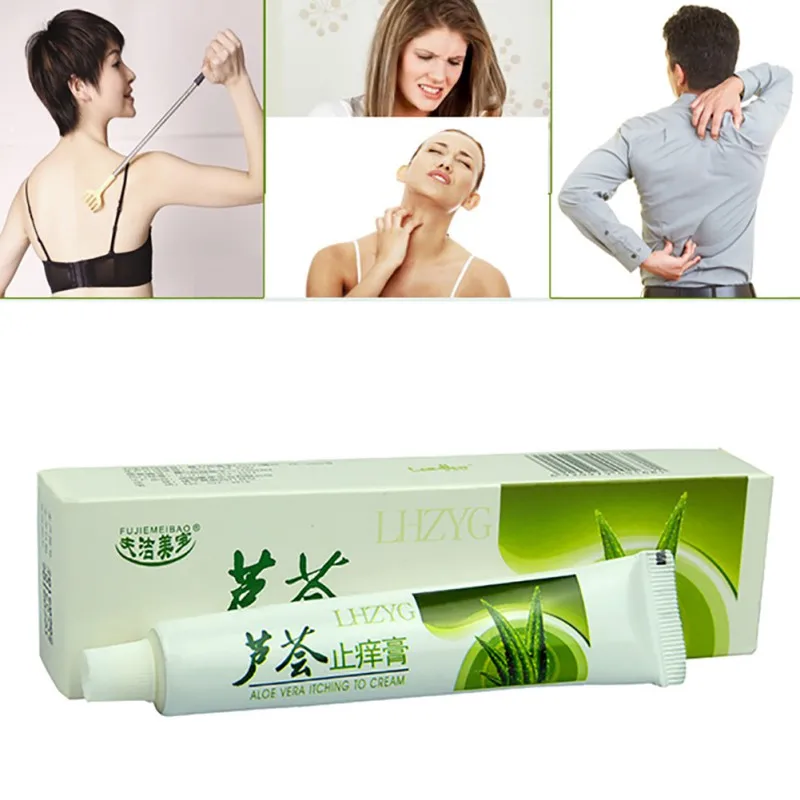 

Aloe Vera Antipruritic Cream Body Arm Back Leg Foot Chinese Anti-Itch Ointment Health Care New