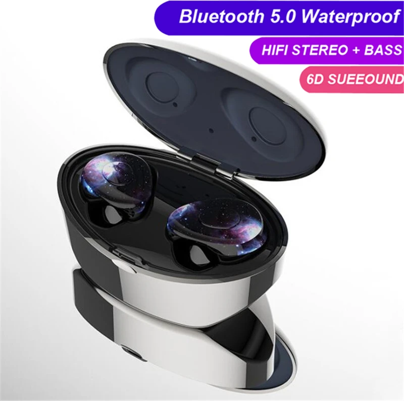 Водонепроницаемый беспроводной Bluetooth TWS наушники вкладыши для плавания Спорт унисекс Горячие Мини Bluetooth наушники